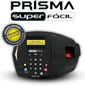 Relógio de Ponto Henry Prisma Super Fácil R04 Biométrico e Aproximação